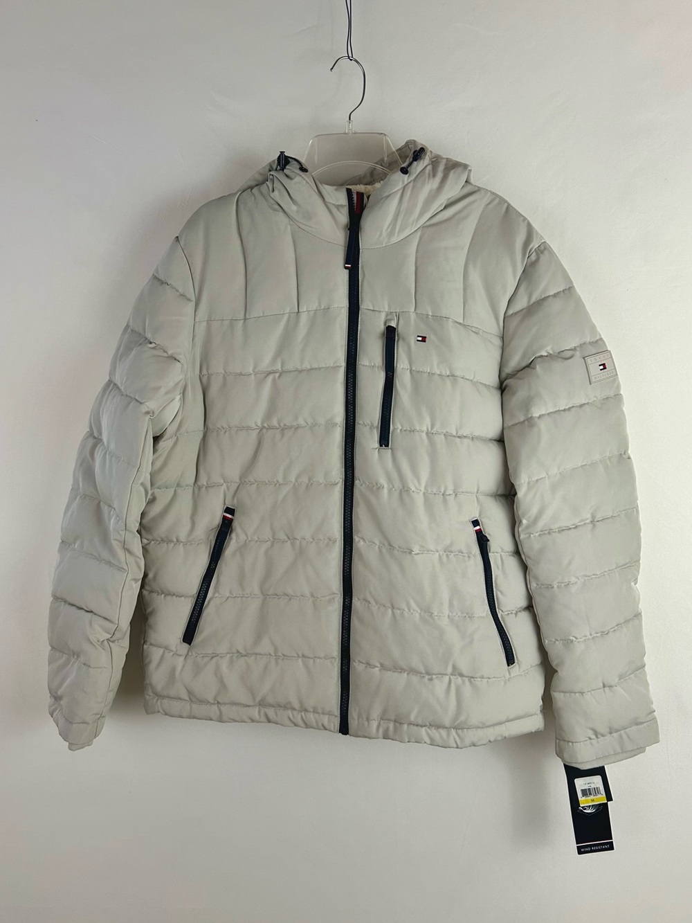 NEW Tommy Hilfiger Sherpa Lined Hooded Puffer Jacket Men's Medium